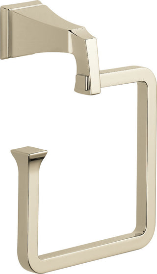 Delta Dryden Towel Ring, Polished Nickel, 75146-PN