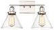 Drake 2 Light Bath Bar, Polished Nickel