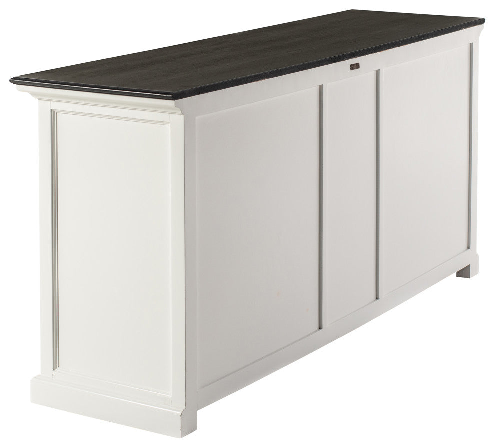 Classic White and Black Halifax Contrast Buffet