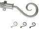 Cooper 13/16" Diameter Curtain Rod, Satin Nickel, 18-28"