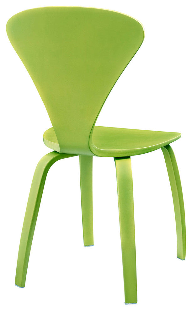 Modern Green Vortex Dining Chairs Set of 4