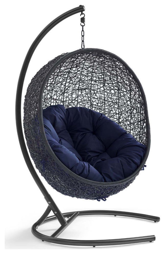 Encase Sunbrella Swing Outdoor Patio Lounge Chair