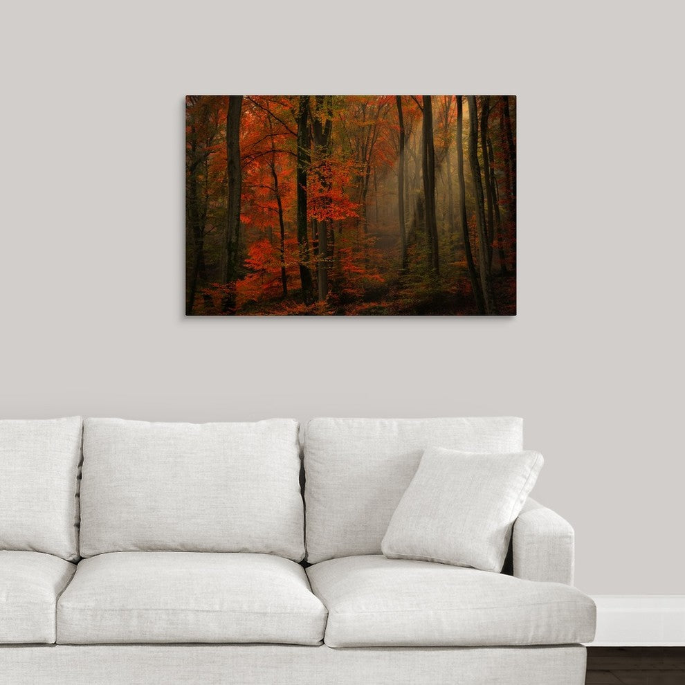 "Poetry of Colors" Wrapped Canvas Art Print, 36"x24"x1.5"