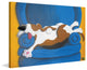 Marmont Hill, "Bark O Lounge" by Mike Taylor Painting on Wrapped Canvas, 30x20