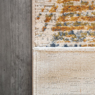 Dynamic Rugs Elixir Polyester Area Rug 5169-897 Taupe/Gray/Navy/Gold, 7.10x10.10