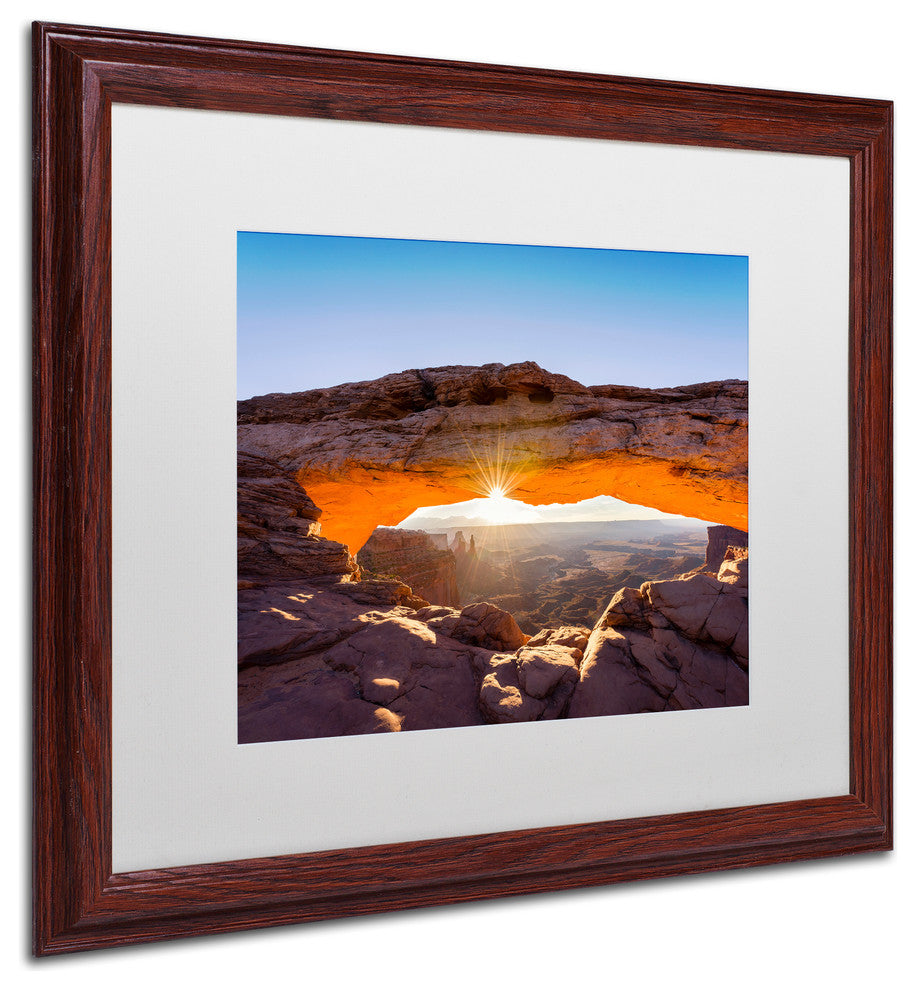 Blanchette Photography 'Lighted Frame', Wood Frame, White Matte, 20"x16"
