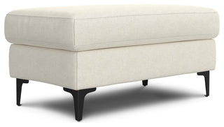 Ava 76-inch Sofa and Ottoman Set in Tightly Woven Performance Fabric