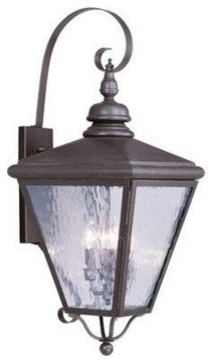 Livex Lighting 4 Light Bronze Outdoor Wall Lantern - 2036-07