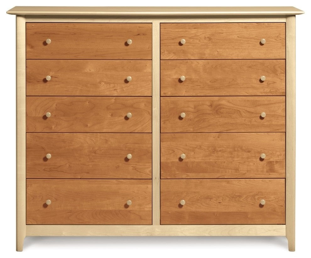 Copeland Sarah 10 Drawer, Saddle Cherry