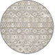KAS Calla 6925 Grey Aztec Area Rug, 7'10' Round
