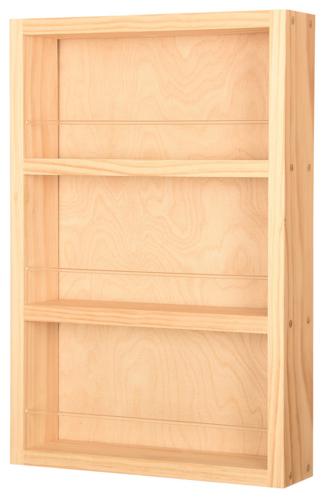 Meadow Unfinished On the Wall Spice Rack 21"h x 11"w x 2.5"d
