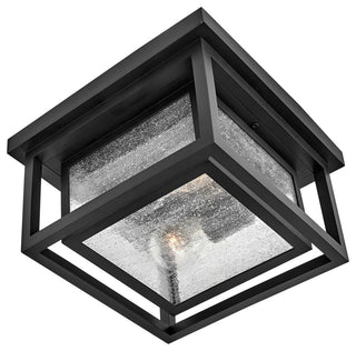 Hinkley Republic Small Flush Mount, Black