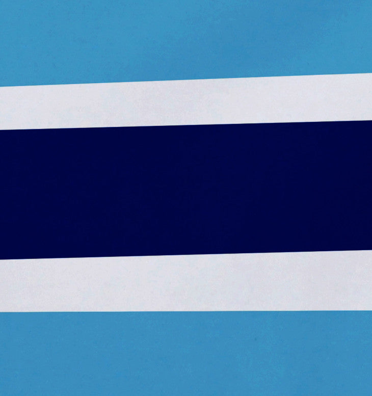 Decorative Holiday Placemat, Set of 4, Stripe, Royal Blue