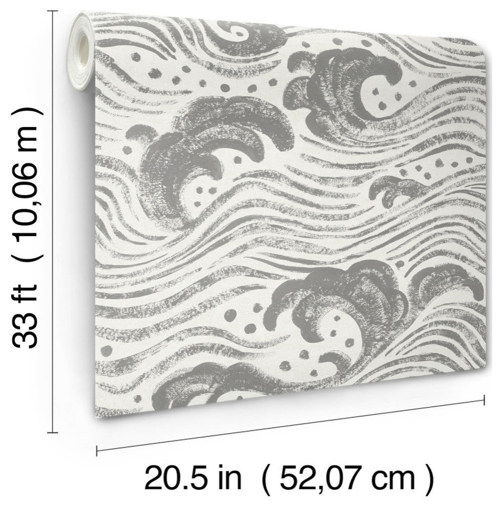 Swell Charcoal Ocean Wave Bolt