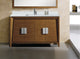 Fine Fixtures Imperial II 60" Single Sink Vanity, Wheat