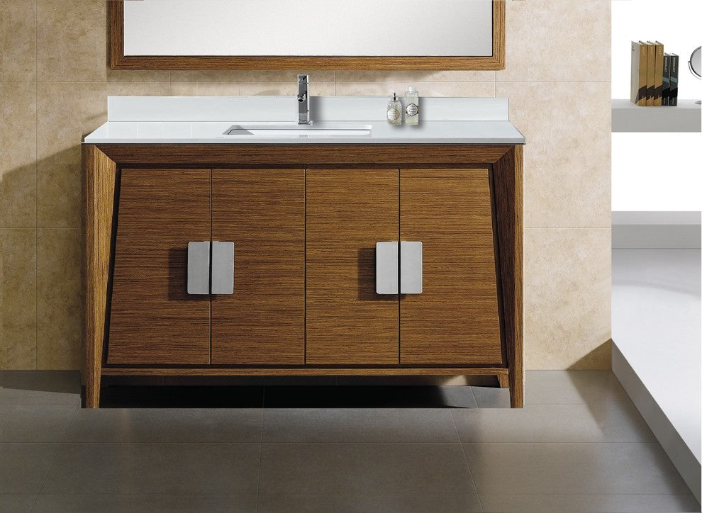 Fine Fixtures Imperial II 60" Single Sink Vanity, Wheat