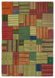 Rug N Carpet - Handmade Turkish 8' 2'' x 11' 6'' Rustic Patchwork Kilim Rug