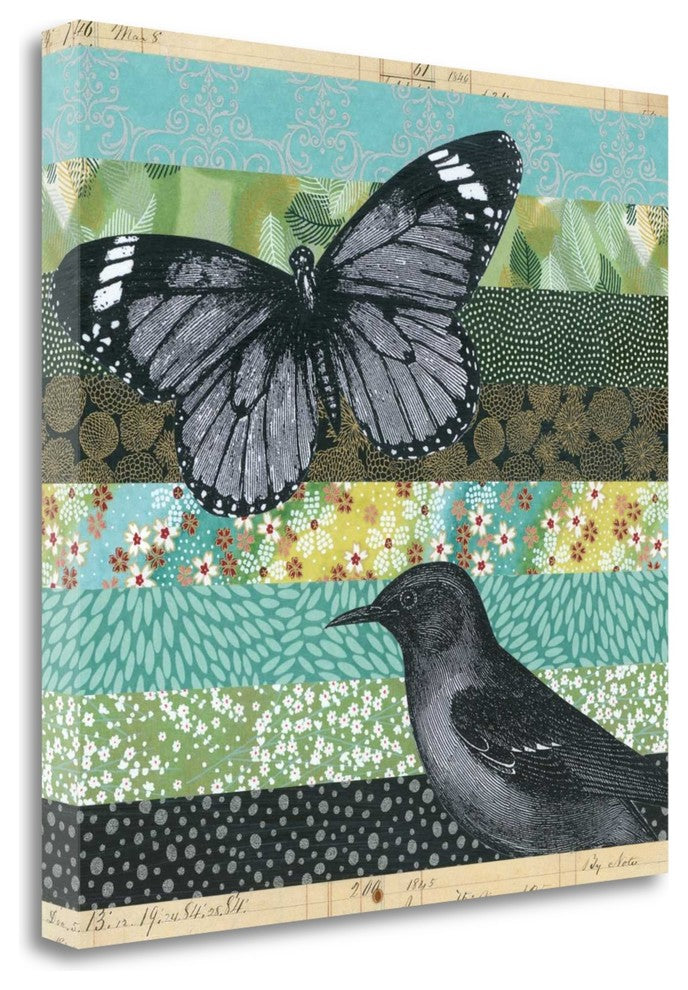 "Bookplate II" By Andrea Mueller, Giclee Print on Gallery Wrap Canvas