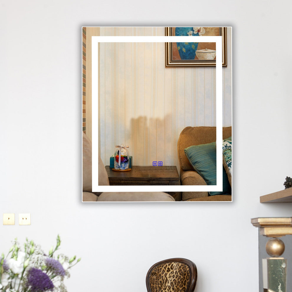 CHLOE Lighting SPECULO Embedded LED Mirror 6000K, Daylight White, 24"