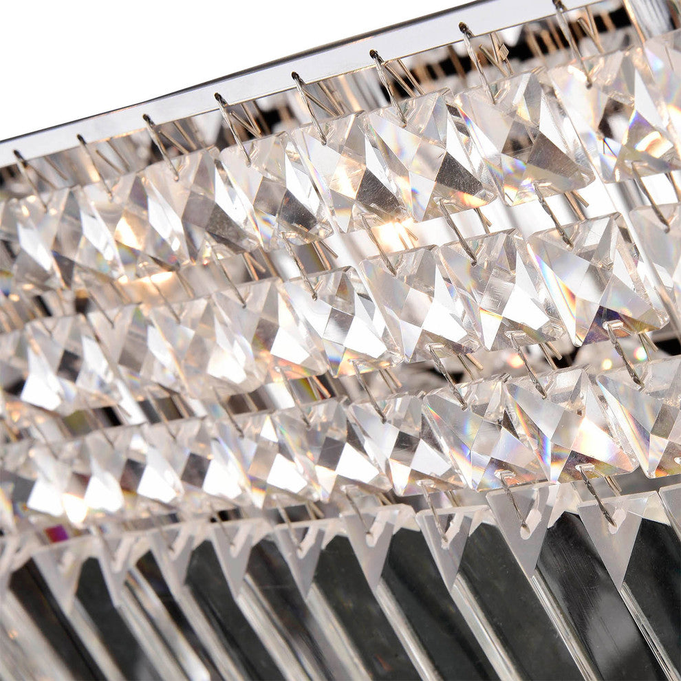 Aster 5-Light Chrome Crystal Chandelier