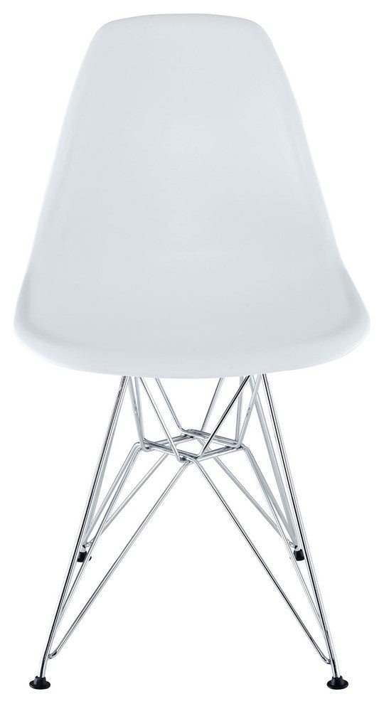 Modern Contemporary Kitchen Dining Side Chair White