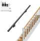 VEVOR 5 ft Wall-Mount Handrail Stair Railing Aluminum Alloy w/ Installation Kit