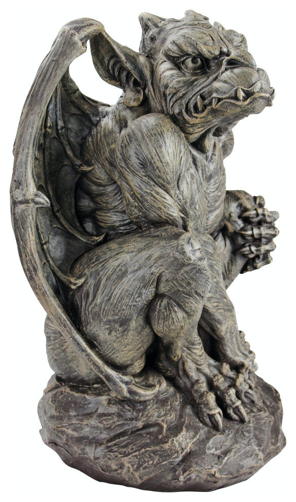 Large Silas The Gargoyle Sentry Statue Nr