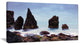 "Sharp Rocky Coastline Raykjanes" Wall Art, 60"x28", 1 Panel