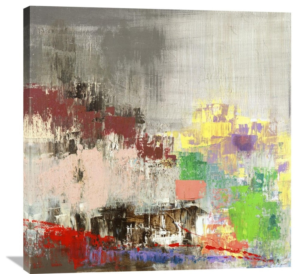 Colored City, 36"x36"