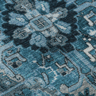 Premium Machine Washable Mayfield AMF570 Blue 10' x 14' Rug