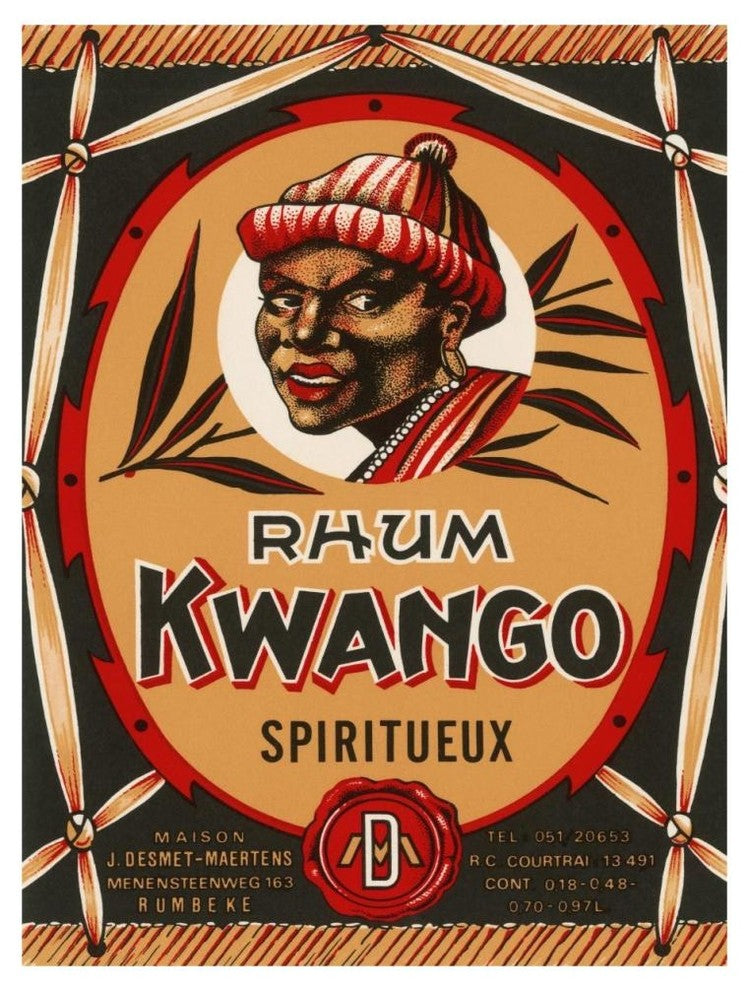 "Rhum Kwango" Digital Paper Print by Retrolabel, 35"x46"