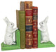 Bookworm Bunny Rabbits Iron Bookend Set