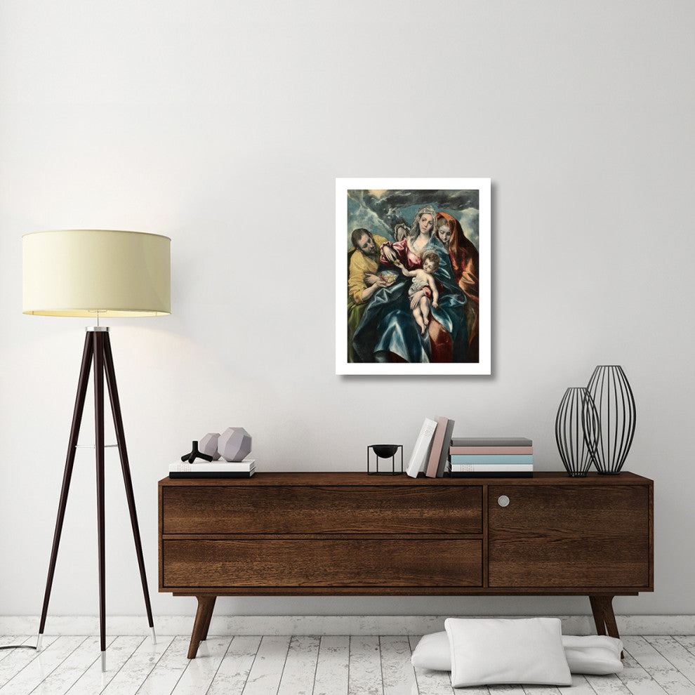 "The Holy Family with Mary Magdalen, c. 1590-1595" Print by El Greco, 25"x32"