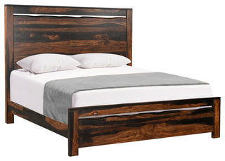 Aubrey Live Edge Wood Panel Bed, King