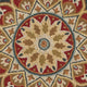 Red Sunflower Area Rug, 4' Round