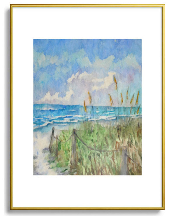 Rosie Brown Paradise Found Metal Framed Art Print