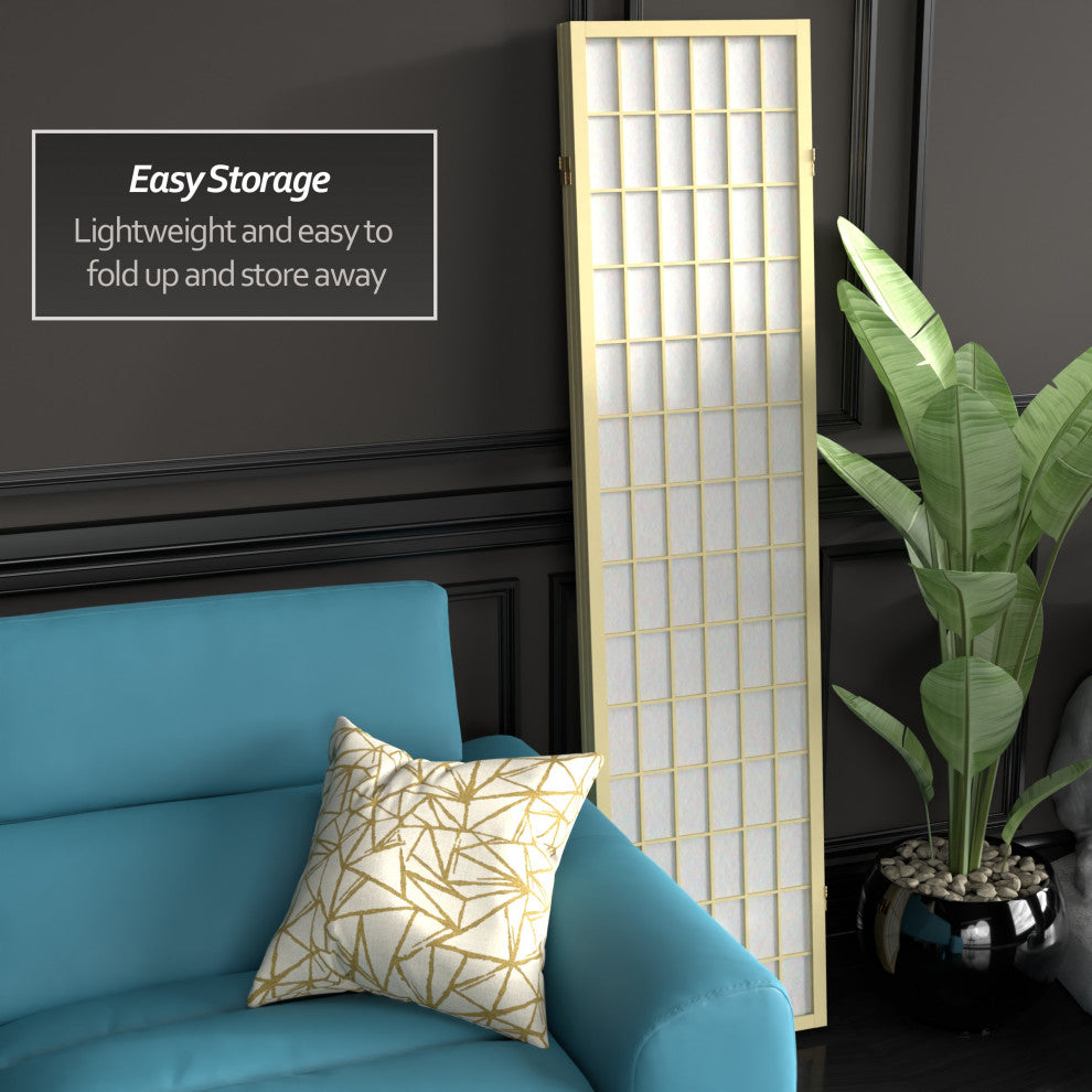 6' Tall Window Pane, Special Edition, Ivory, 3 Panels
