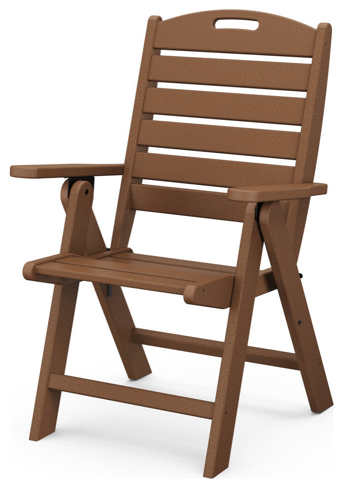 Polywood Nautical Highback Chair, Teak