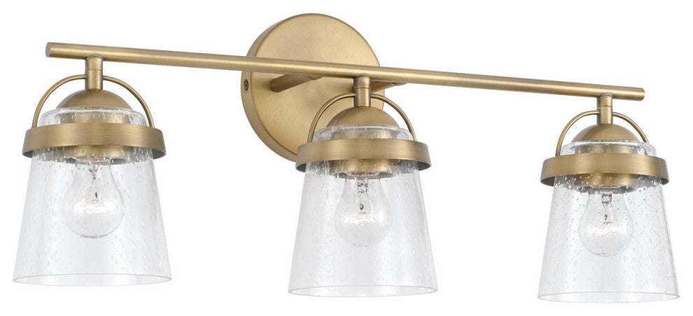Capital Lighting, 147031AD-534, 23"Wx9.5"H 3-Light Vanity