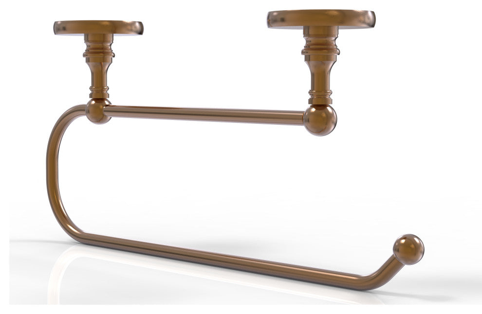 Skyline Under Cabinet Paper Towel Holder, Brushed Bronze