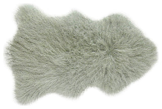 Curly Long Wool Tibetan Sheepskin Pelt