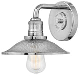 Hinkley Rigby Small Single Light Vanity, Polished Nickel