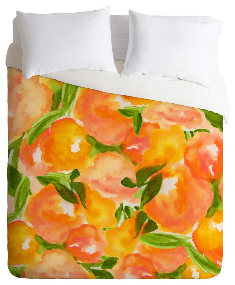 Deny Designs Rebecca Allen Our Summer Garden Duvet Cover-Lightweight