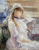 Berthe Morisot Behind the Blinds, 20"x25" Wall Decal Print