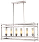 Zlite 182-6 6-Light Pendant, Matte Opal