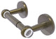 Clearview Two Post Toilet Tissue Holder with Twisted Accents, Antique Brass
