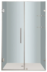 Aston Nautis GS 46"x72" Completely Frameless Hinged Shower Door, Chrome