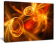 "Yellow Fractal Desktop Wallpaper" Abstract Digital Art Canvas Print