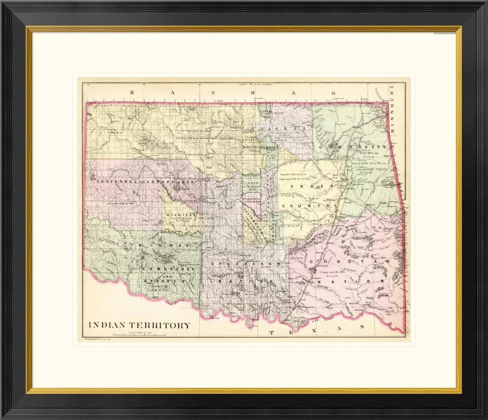 "Indian Territory, 1890"  by Samuel Augustus Mitchell, 32x28"