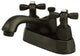 Metropolitan Two H& le 4" Centerset Lavatory Faucet w/ Brass Metropolitan Pop-up